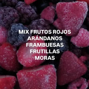 Mix frutos rojos arandanos frambuesas moras frutillas x 1kg.