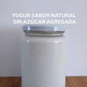 Yogur sabor natural sin azucar agregada x 500 grs.